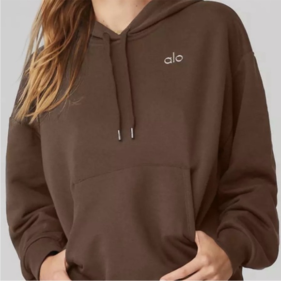ALO Yoga Tops - ❗️❗️SOLD❗️❗️Chocolate Brown Hoodie